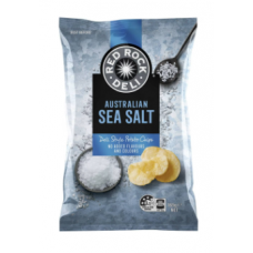 Red Rock Deli Potato Chips Sea Salt 165g